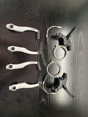 Promax V brakes and levers set with cables