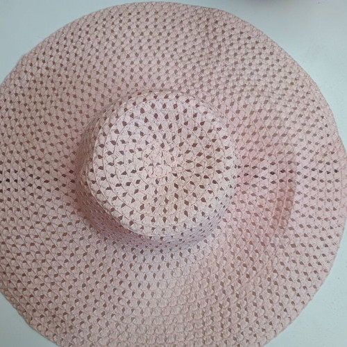 Women's summer hat large pink new