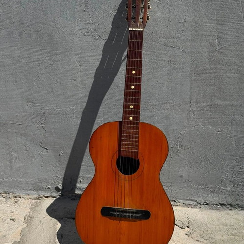 Vintage classical guitar used, for restoration or decor project
