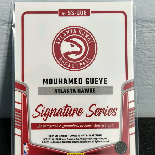 Panini Donruss NBA Optic Mouhamed Gueye autographed card 2024-25 new