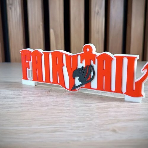 Fairy Tail decorative logo 3d print new
