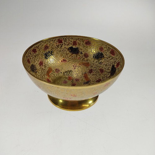 Small painted brass fontaniera used
