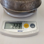 Silver sugar bowl Tsarist era authentic with hallmarks like new