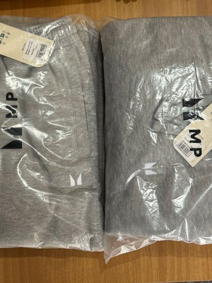 MyProtein MP Men’s Rest Day Set Hoodie and Jogger Grey Marl Size M New