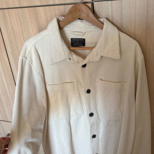 Primark light white jacket with pockets like new