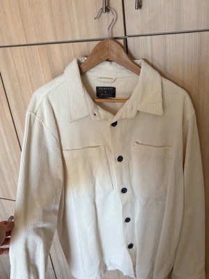 Primark light white jacket with pockets like new
