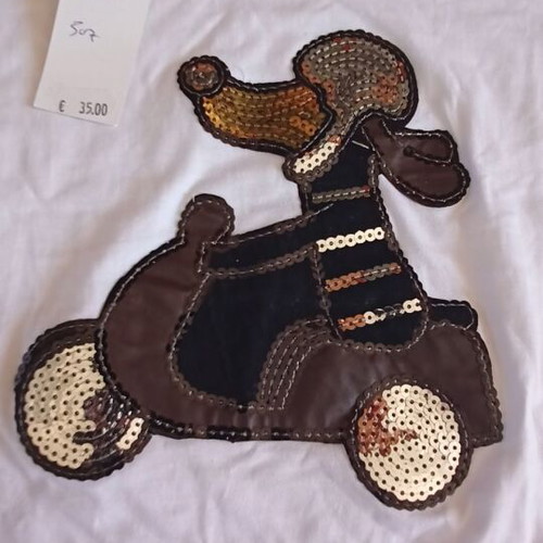 Women's t shirt new size S white with teddy bear