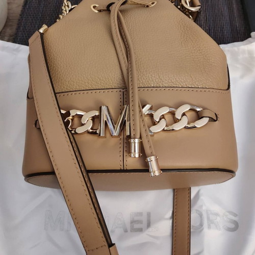 Michael Kors original limited edition leather crossbody bag, beige