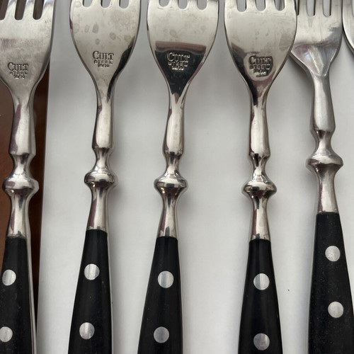Cutlery set stainless steel new, 12 knives and 12 forks