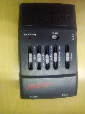 Προενισχυτής ακουστικών οργάνων Fishman Pro EQ 2 σαν καινούργιο