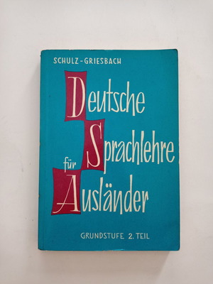 Deutsche Sprachlehre für Ausländer βιβλίο μεταχειρισμένο, γερμανικά