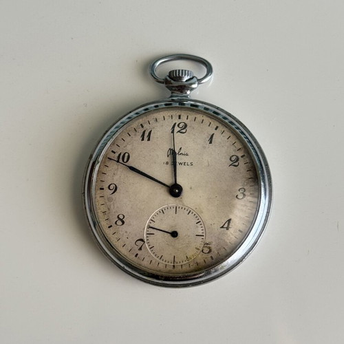 Molnija pocket watch 15 Jewels mechanical, like new