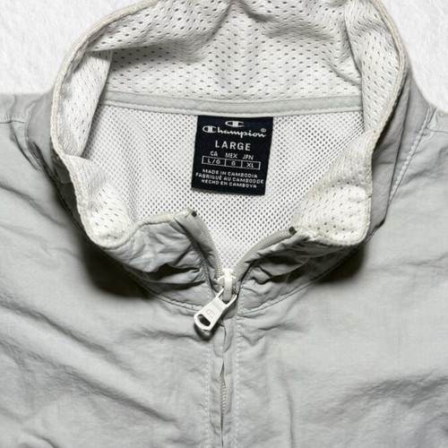 Champion Jacket used color block pullover, size L