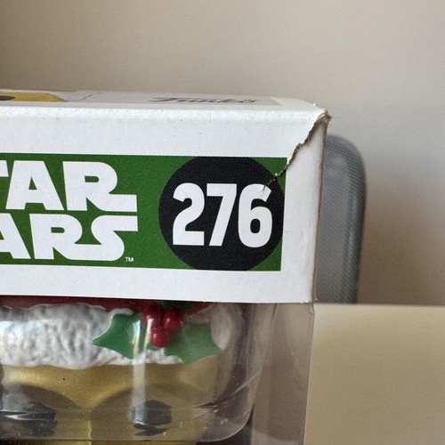 Star Wars C-3PO Funko Pop 276 Santa like new