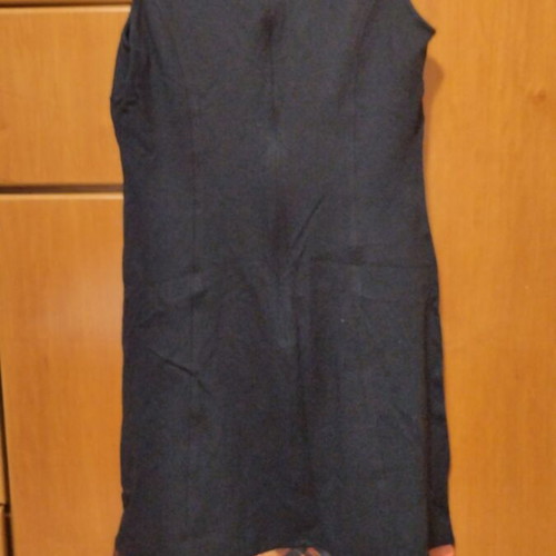 Winter dress used, size 38, black and orange