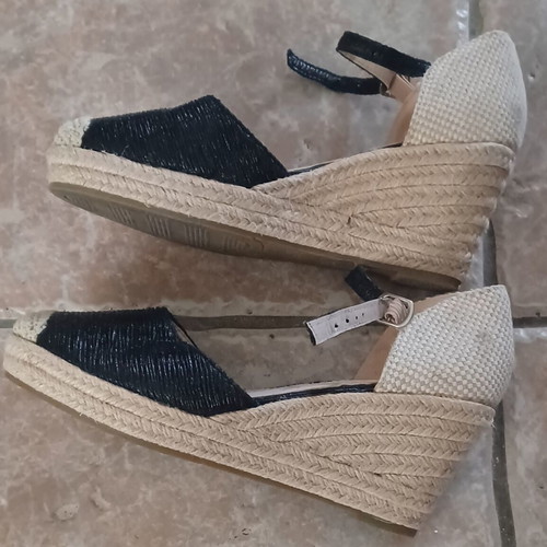 Black platform shoes size 38 like new