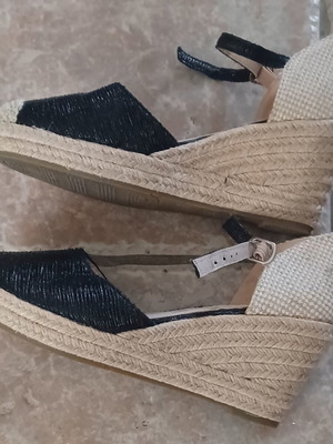Black platform shoes size 38 like new