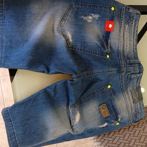 Dsquared2 denim shorts large new, blue