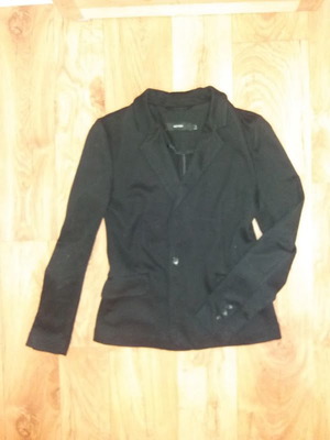Vero Moda women's jacket black size 38 cotton like new