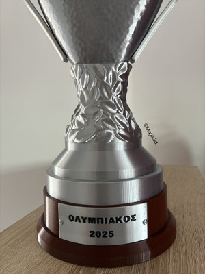 Κύπελλο Ελλάδος 2025 Ολυμπιακός συλλεκτικό 3D printed καινούργιο