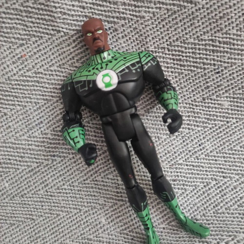 Green Lantern John Stewart Tech-Suit figure used