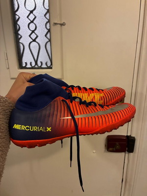 Παπούτσια Nike Mercurial X μεταχειρισμένα, ποδοσφαιρικά, μέγεθος 46, πολύχρωμα