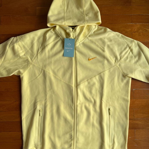 Nocta Tech Fleece Zip Hoodie Nike new, size Large, yellow