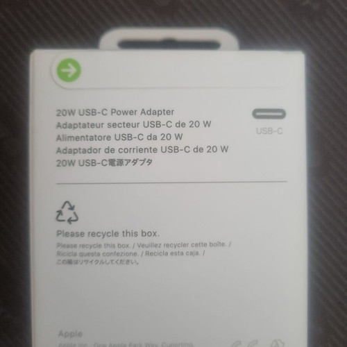 USB-C 20W Power Adapter new
