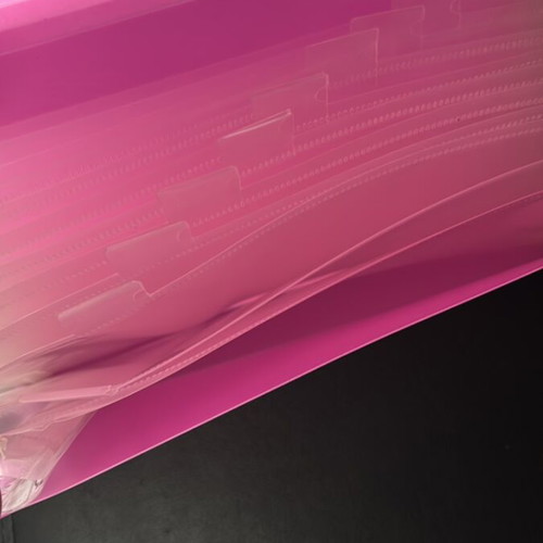 Filing folder 24x13 pink used