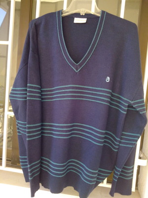 Courezee men's wool sweater blue size XL like new