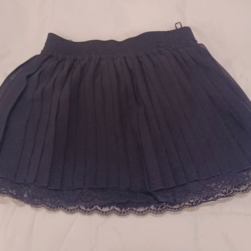 Attrattivo mini skirt like new, size Small, black with lace trim