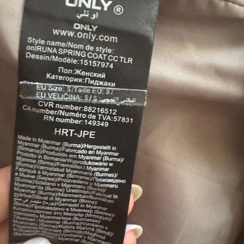 Only trench coat like new, beige gray