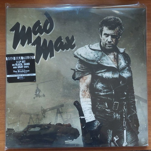 Mad Max Trilogy Soundtracks Limited Edition 3LP Colored Vinyl Mint