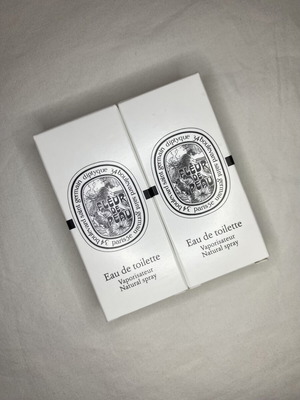 Fleur De Peau Diptyque Eau de Toilette tester 2x 2ml new