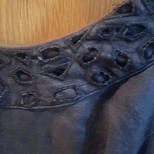 Raxevsky black dress like new with pattern, size M