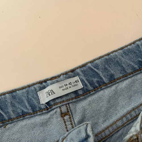 Zara Kids Jean Shorts like new, hearts, size 11-12 years