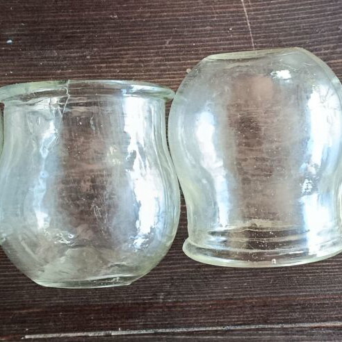 Glass Cupping Sets vintage, like new, pack of 4
