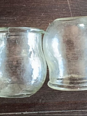Glass Cupping Sets vintage, like new, pack of 4