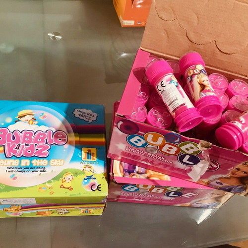 Bubble Beautiful and Bubble Kidz soap bubbles new, pack of 24 or 48
