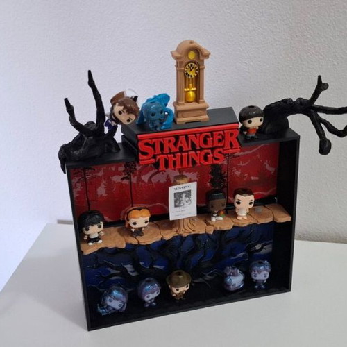 Stranger Things Kinder Joy Funko Pop stand new, made of PLA plastic