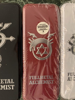 Full Metal Alchemist DVD συλλεκτικά Tin Box Sets καινούργια, πλήρης σειρά
