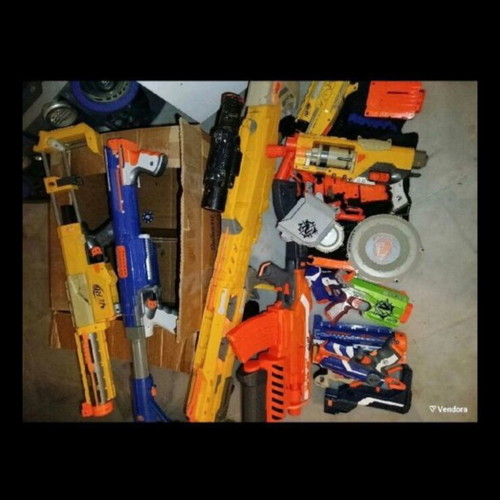 Nerf toys like new, assorted pieces