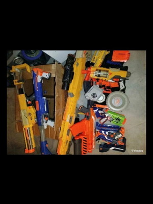 Nerf toys like new, assorted pieces