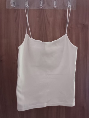 Zara top with straps medium used, white