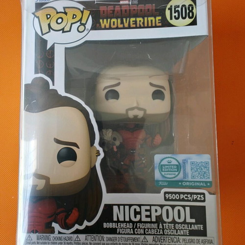 Funko Pop! Limited Edition Supreme #1508 Marvel Deadpool & Wolverine Nicepool new