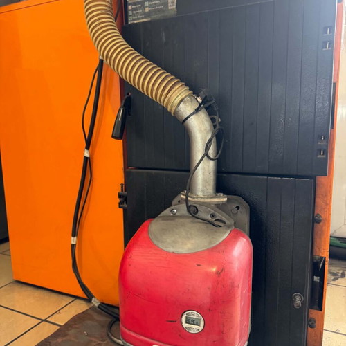 Pellet and Wood Burner used