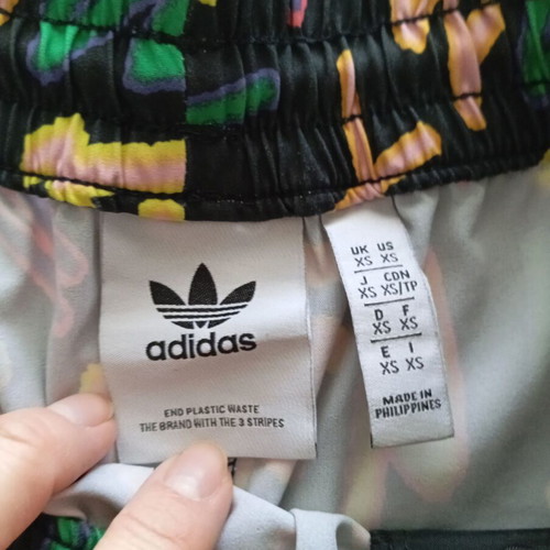 Adidas men's swim shorts like new, size XS, multicolor