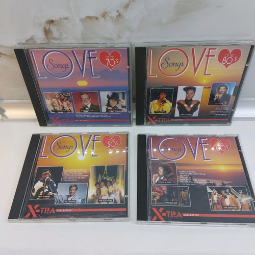 Love CD pack of four decades 50s, 60s, 70s, 80s like new