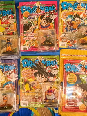Φιγούρες και έντυπα Dragon Ball Hachette σφραγισμένα, Legend of Manga