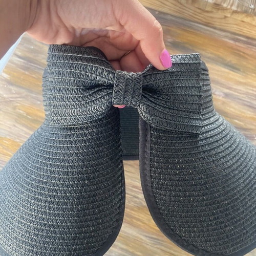 Black hat with bow new